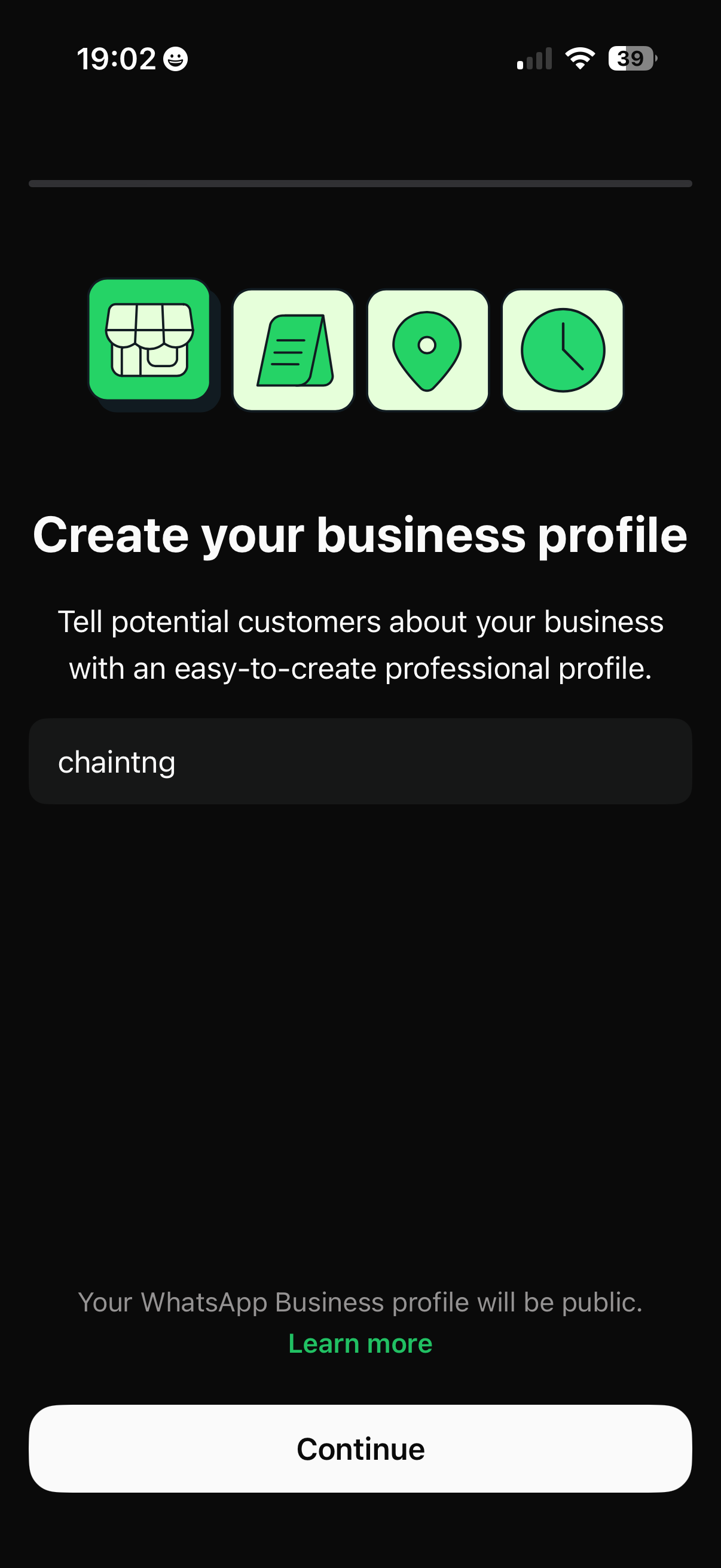 Finish moving to WhatsApp Business