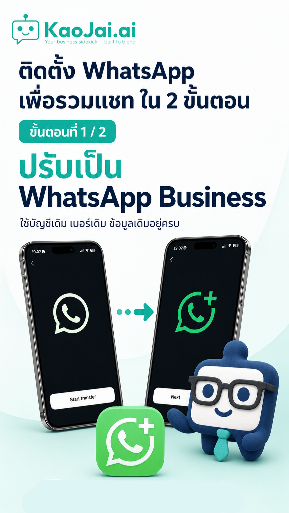 ภาพรวมการตั้งค่า WhatsApp Business